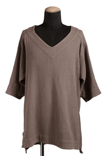 A.F ARTEFACT 美品 LOOM exclusive TUNICA TOPS [Cotton-Linen/Persimmon Dye] / size 2(ONE SIZE)