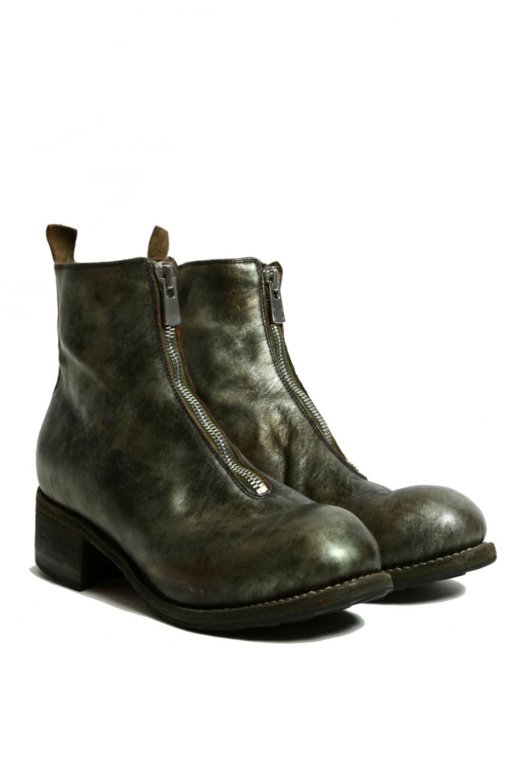 希少 新品 GUIDI グイディ / 300足限定 PL1 Front Zip Boots / Double