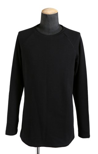  incarnation / 22AW LONG SLEEVE TOPS / ELASTIC F.TERRY / size L (BLACK)