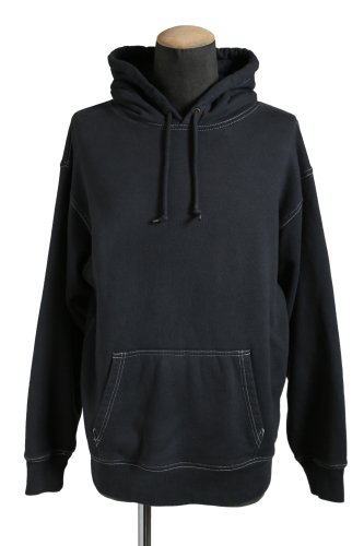 <img class='new_mark_img1' src='https://img.shop-pro.jp/img/new/icons1.gif' style='border:none;display:inline;margin:0px;padding:0px;width:auto;' />DEFORMATER / THREE PROCESSING SWEAT HOODIE / DYED/BIO/FROST EFFECT 
 / size 1 (VINTAGE BLACK)
