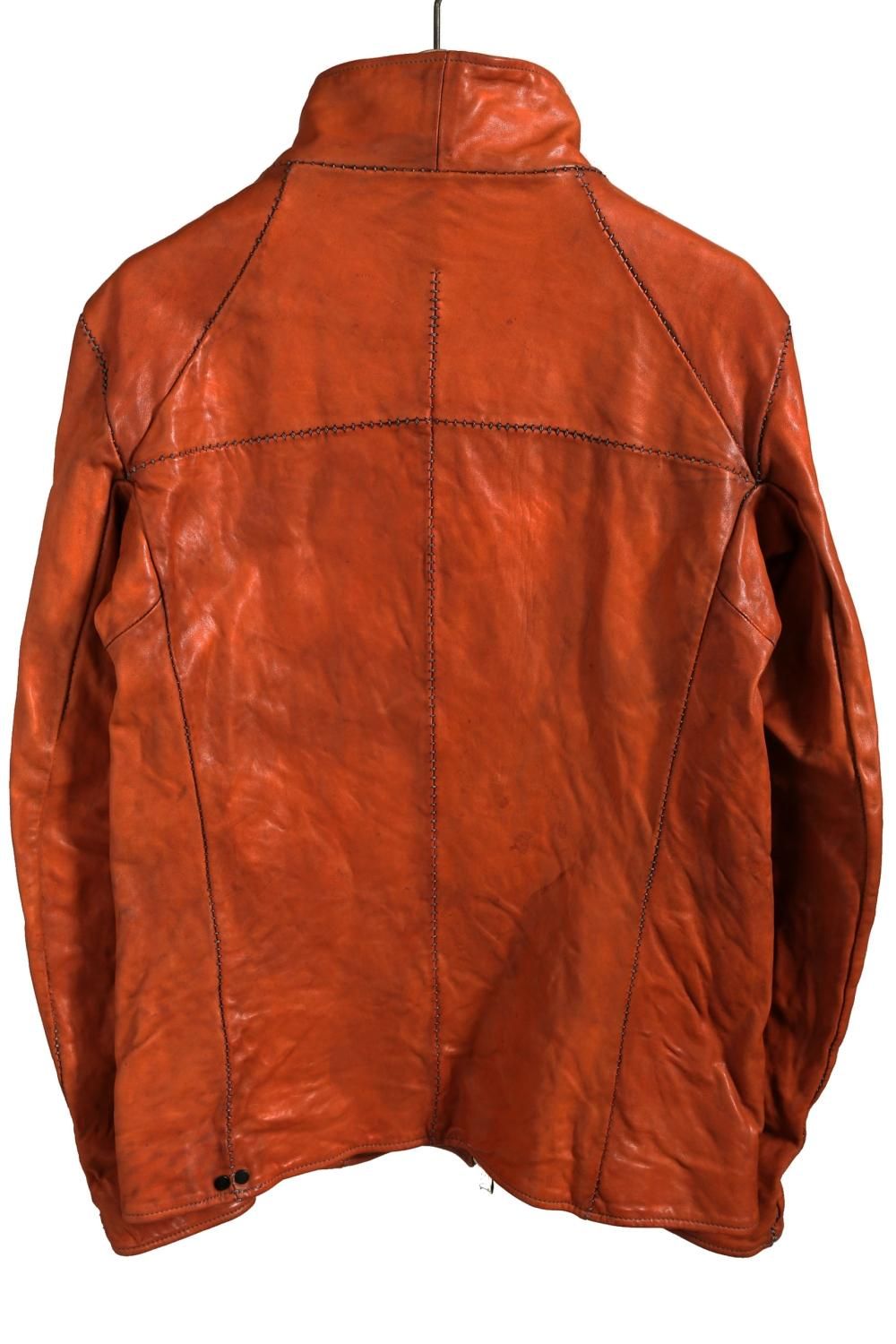 新品 incarnation / 23SS HORSE LEATHER DIAGONAL-ZIP DART SHOULDER