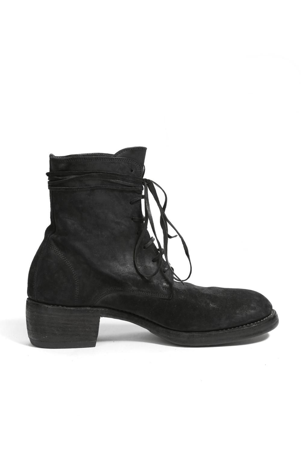 GUIDI 795Z LACE UP BOOTS DOUBLE SOLE HORSE CORDOVAN size 42 26cm BLACK Le construction Store Rick Owens Boris Bidjan Saberi incarnation