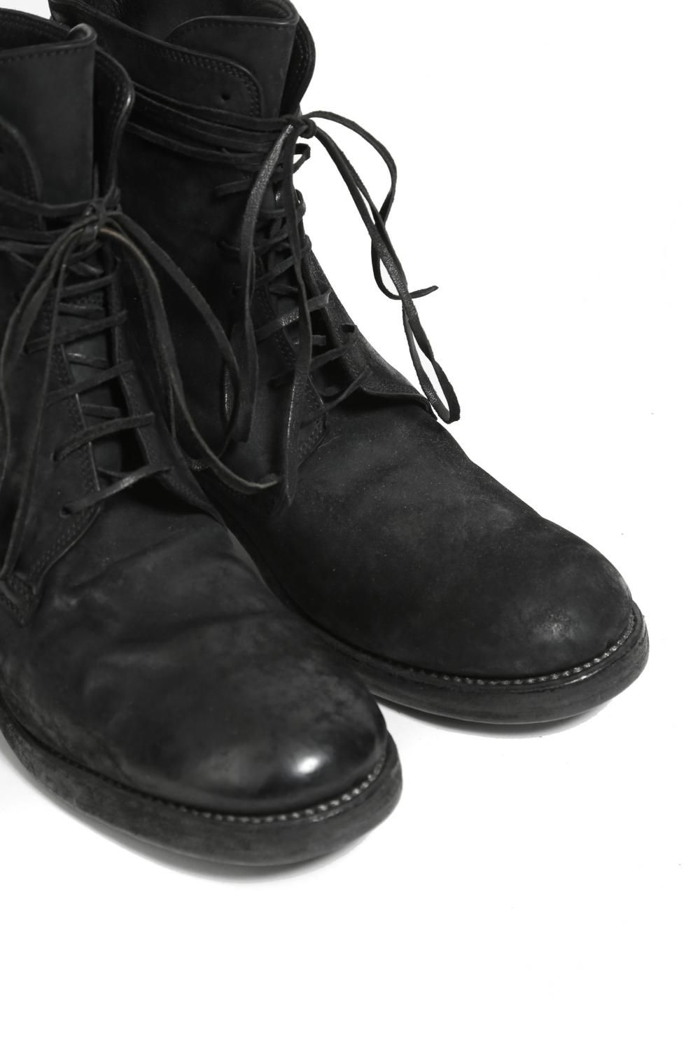 GUIDI 795Z LACE UP BOOTS DOUBLE SOLE HORSE CORDOVAN