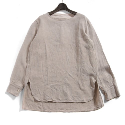 <img class='new_mark_img1' src='https://img.shop-pro.jp/img/new/icons1.gif' style='border:none;display:inline;margin:0px;padding:0px;width:auto;' />sus-sous / 20SS  Sleeping Shirt / LINEN / size 7 (NATURAL BEIGE) 她