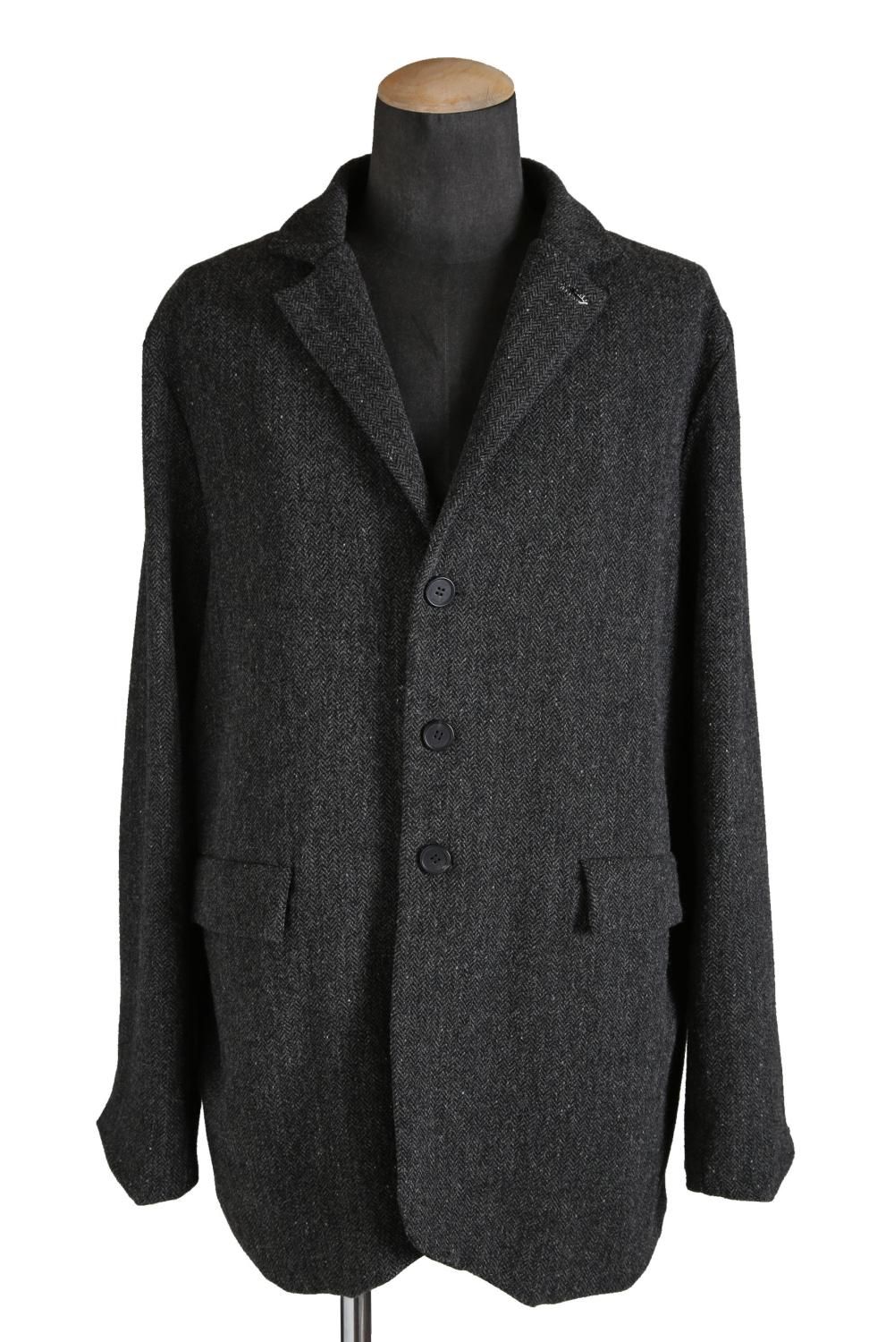 ls nude model 56 新品 MARIA TURRI マリア トゥーリ / 21AW / 3B HERRINGBONE JACKET / ART.1909 / size 46  (GRAY) / ブランド古着のセレクトショップ - Le;construction Store 大阪北堀江 / Rick OwensやBoris  Bidjan Saberi、incarnationなどのユーズド販売