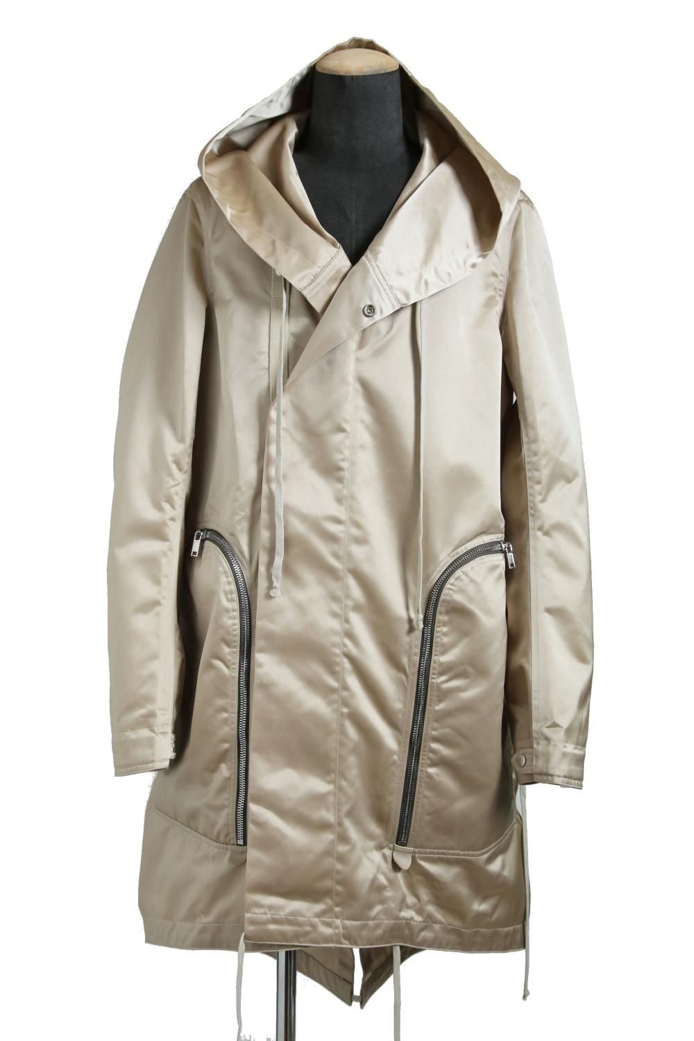 RICK OWENS フィッシュテールコート Rick Owens / バウハウス フィッシュテール コート ブラック (RICK