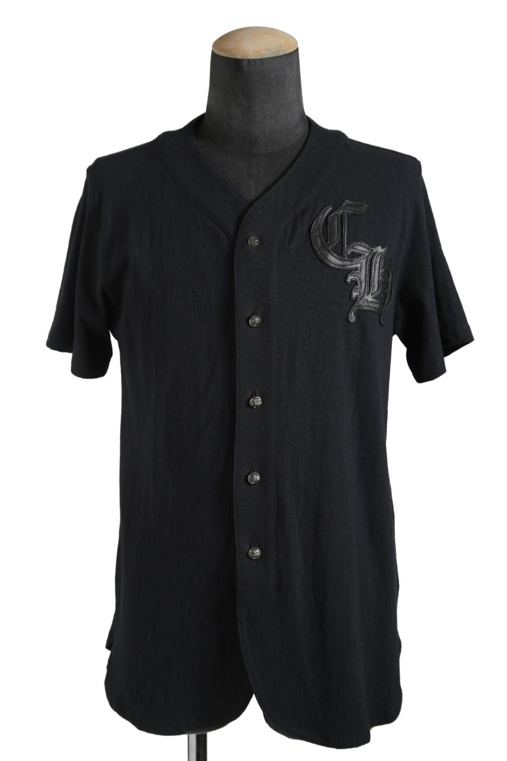 正規品　希少　CHROME HEARTS クロムハーツ レザーパッチ　ロゴ　S 正規品希少CHROME HEARTS クロムハーツ レザーパッチロゴS