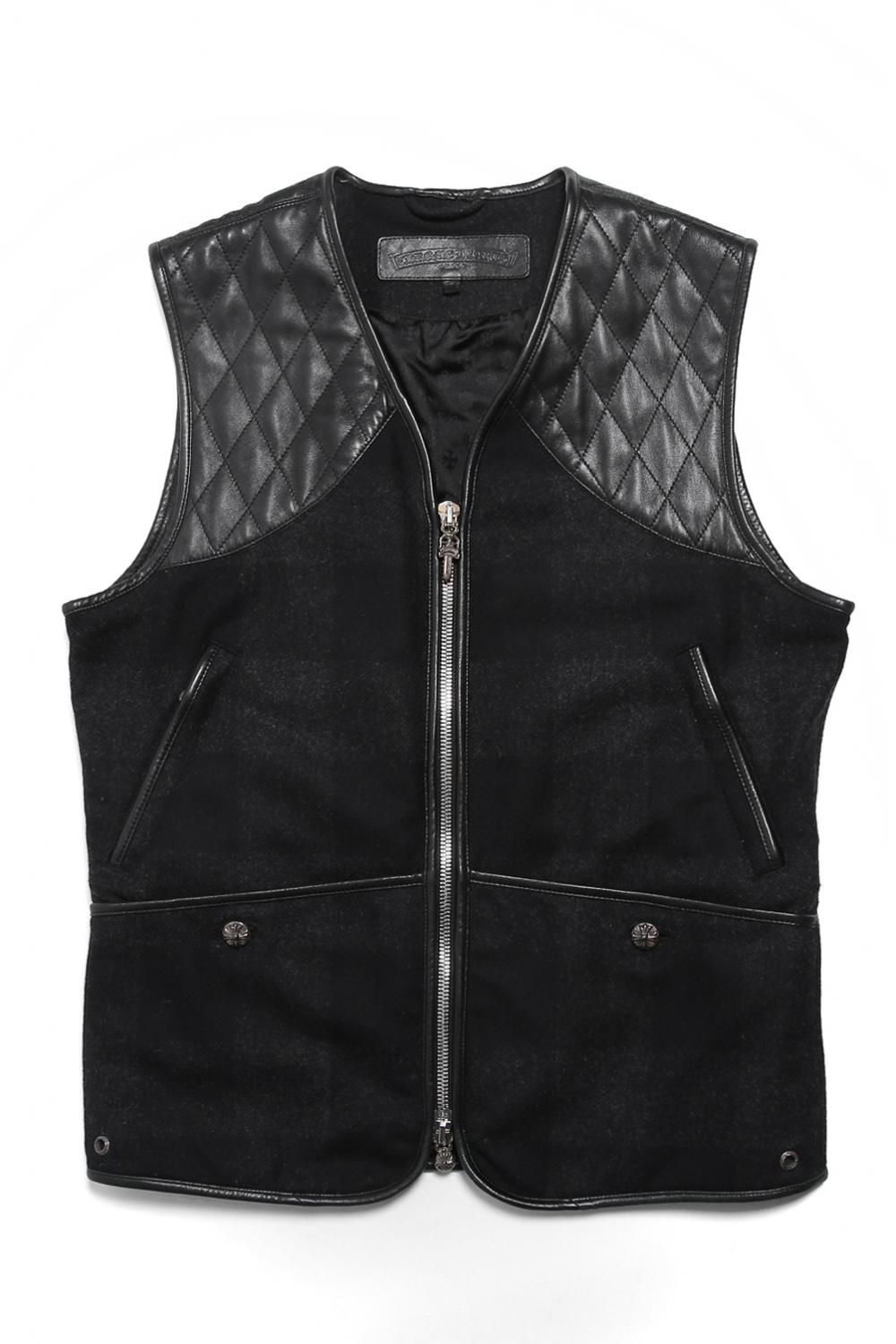 希少 クロムハーツ CHレザーパッチ クロスボール ベースボールシャツ