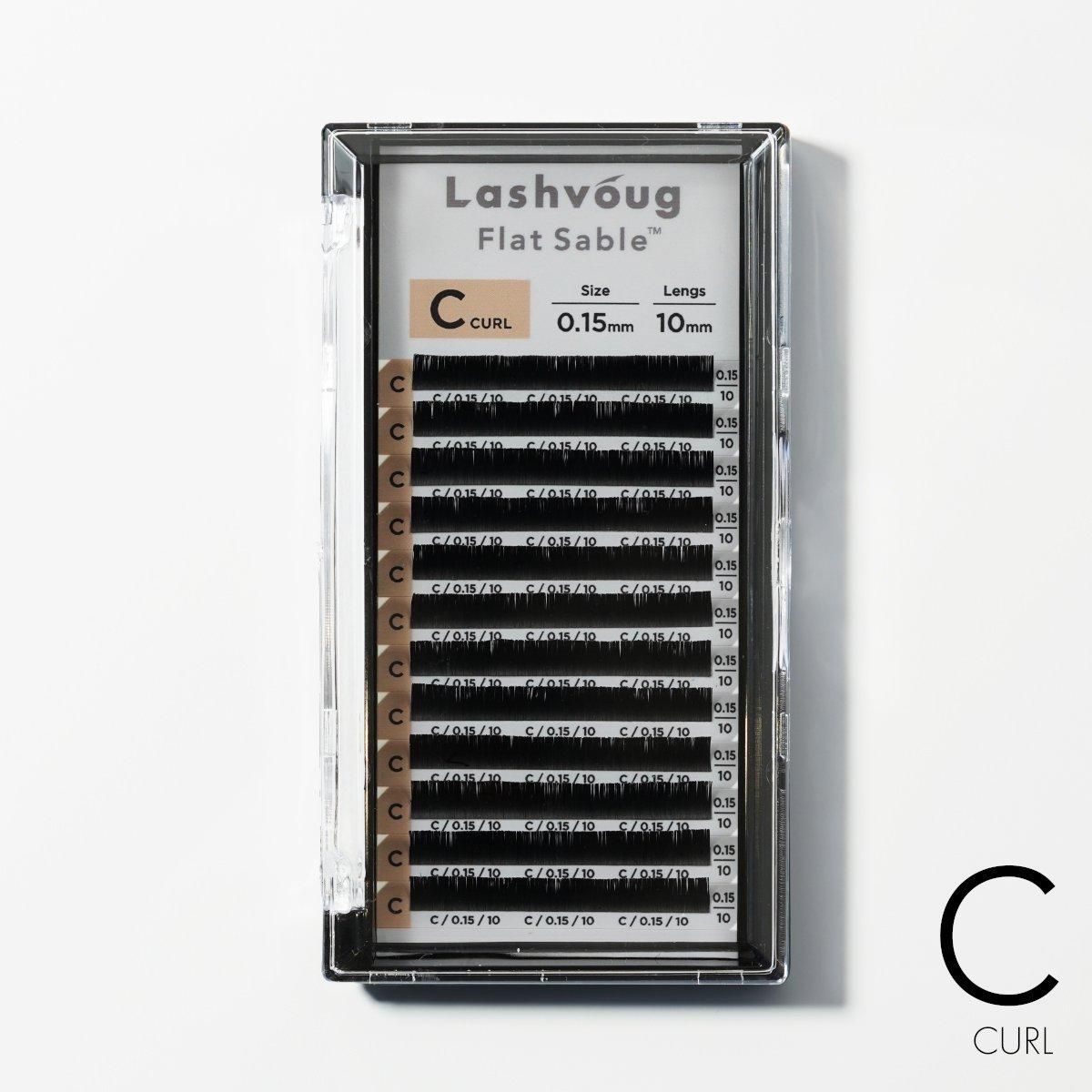 スペシャルデザイン　グラデーションブラウンミンク　ショートジレ フラットセーブル|形状記憶フラットラッシュCカール 0.10,0.15,0.20mm