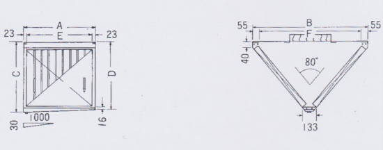 JED グリスフィルター JGZ-501 両面型単体 - ＫＡＴＯテンポ厨房設備