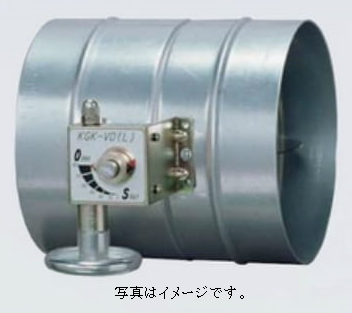 風量調整ダンパー VD-K(丸型) フランジ型 ウォームギヤ式 亜鉛鋼板製 風量調整ダンパー VD-K(丸型) フランジ型 ウォームギヤ式 亜鉛鋼板製