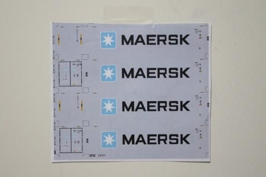 45cm 海上コンテナ船 MAERKSK LINE 完成品 模型 船 の通販 by