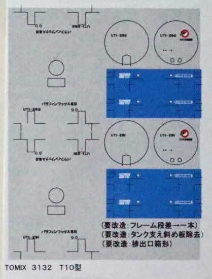 12ftタンクコンテナ デカール UT1 パラフィンワックス