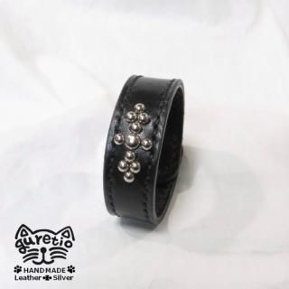 ナナフシ　レザー　スタッズ　ベルト　ブレスレット　ハンドメイド 213-03_3.jpg?3