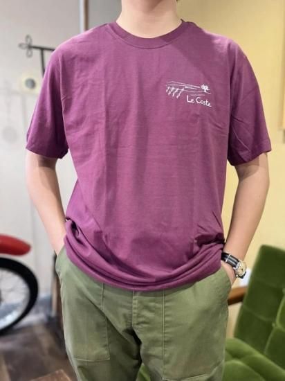 レ・コステ・ロゴ Tシャツ 【ワインレッド】 - Fika | フィーカ
