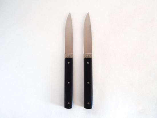 PERCEVALテーブルナイフ「9.47」２本セット ブラック ペルスヴァル PERCEVALテーブルナイフ「9.47」2本セット ブラック ペルスヴァル