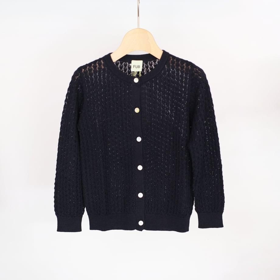 POINTELLE CARDIGAN (FUB) 100~120cm