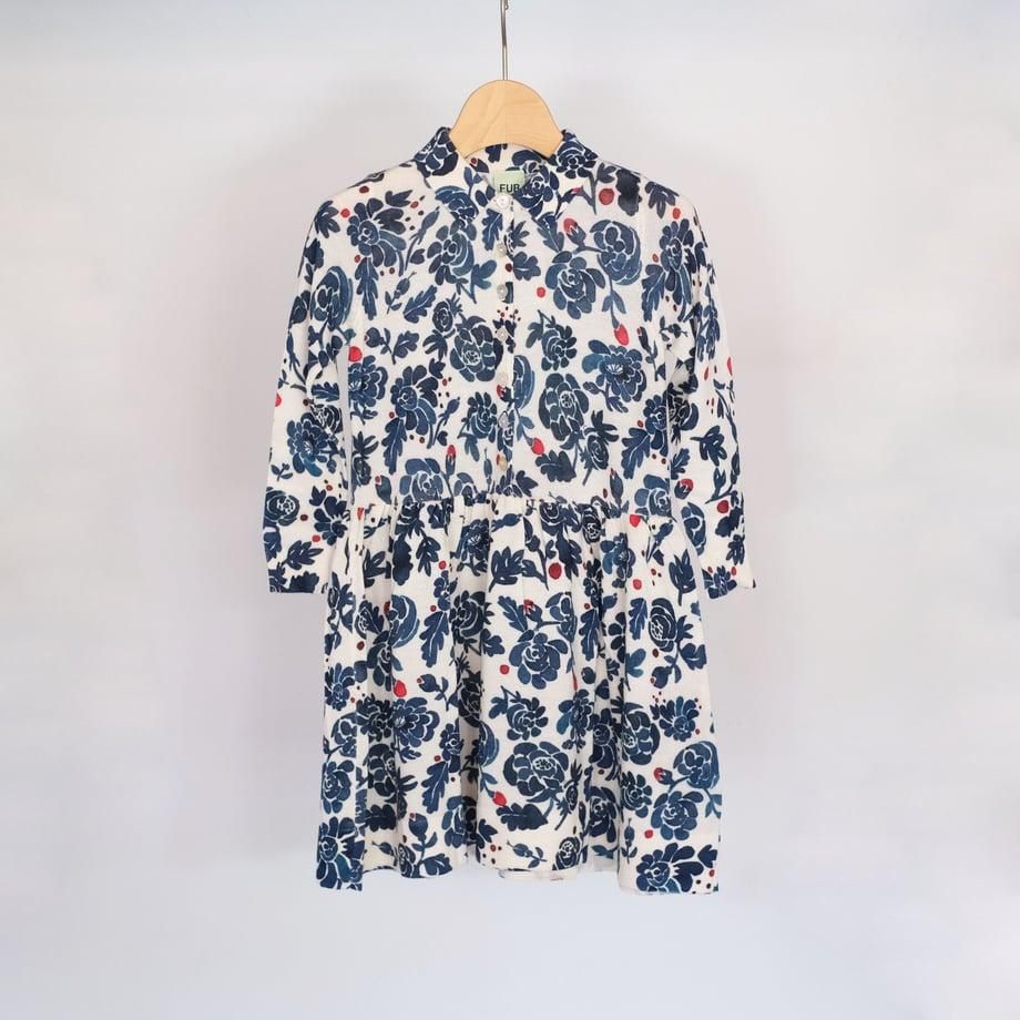 PRINTED DRESS (FUB) 100~120cm