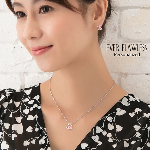 スワロフスキーシルバー レディース ネックレス FNK10015SL - レディースシルバーアクセサリー・ジュエリーの通販｜EVER FLAWLESS