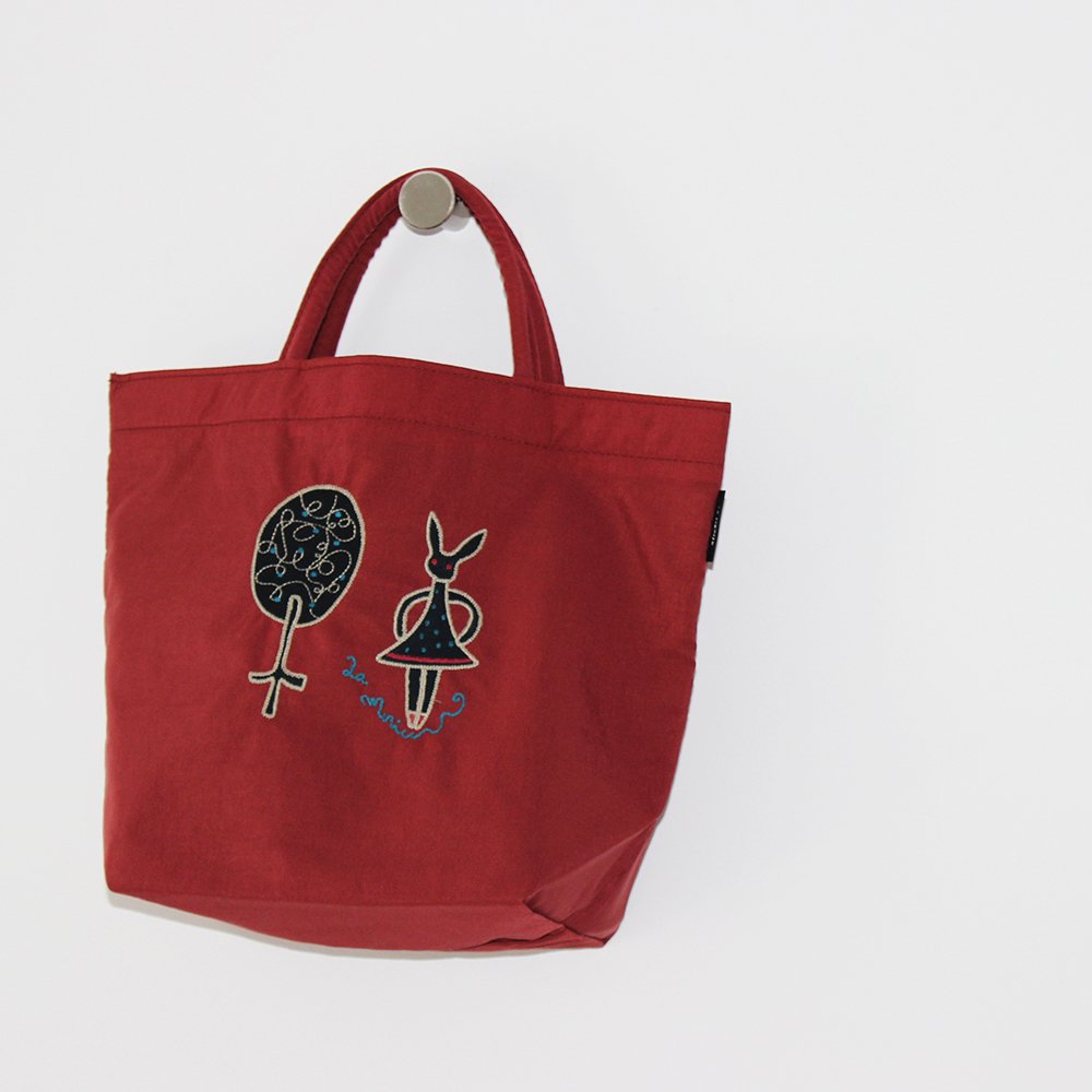 刺繍７　ミニバッグ （おしゃれうさぎ） - Atsuko Matano 公式オンラインショップ