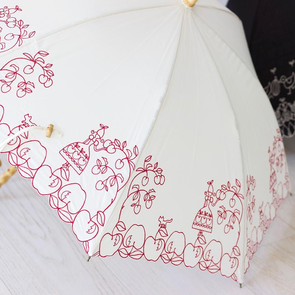 欲しいの 刺繍パラソルmini りんご姫（日傘） - Atsuko Matano 公式 ポケモンカードゲーム