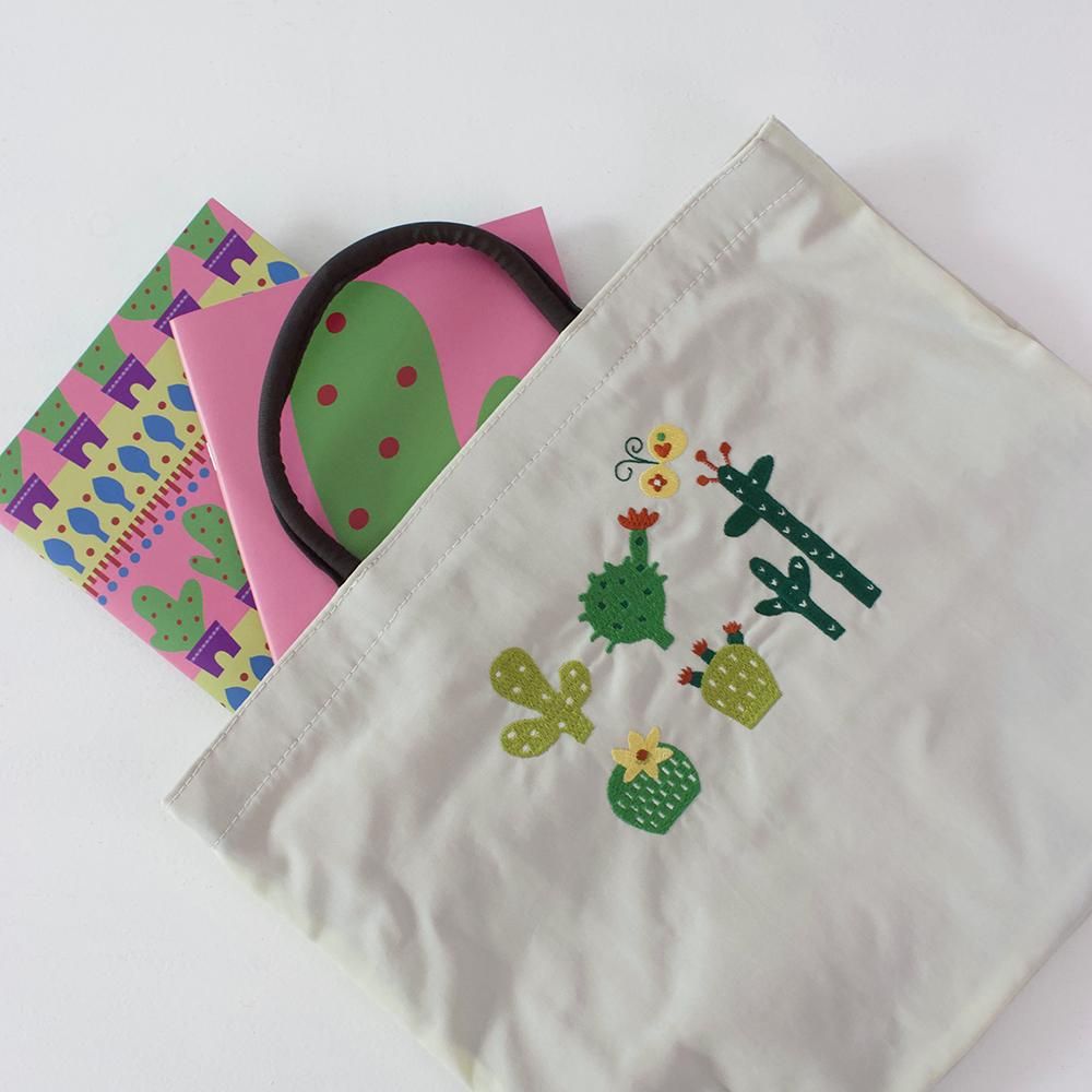 刺繍バッグ さぼてん - Atsuko Matano 公式オンラインショップ