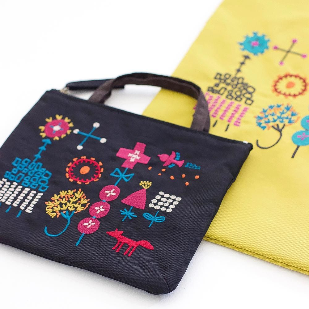 刺繍ポーチ 小さな森 - Atsuko Matano 公式オンラインショップ