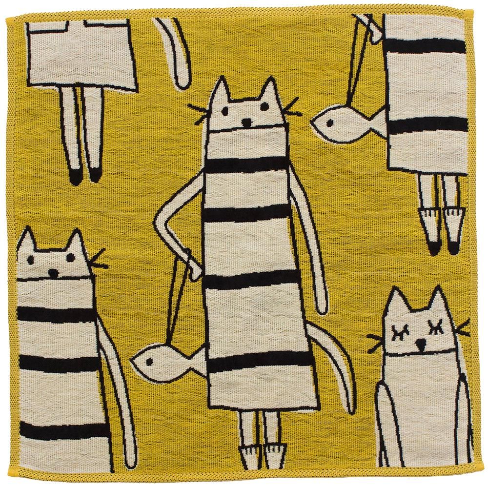 ニューヨークのねこ 3重ガーゼハンカチ - Atsuko Matano 公式