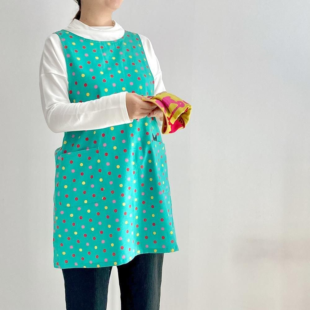 カラフルドット 背付きエプロン - Atsuko Matano 公式オンライン