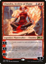 炎の侍祭、チャンドラ/Chandra, Acolyte of Flame(M20)【英語】