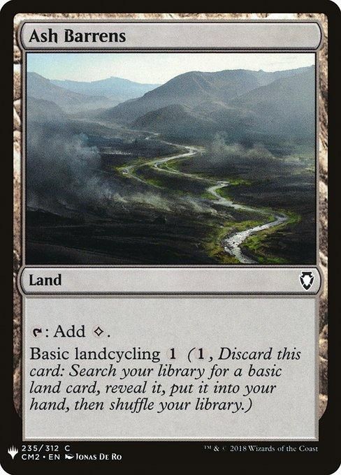 灰のやせ地 Ash Barrens Mb1 英語 ミステリーブースター 灰のやせ地 Ash Barrens Mb1 英語 ミステリーブースター