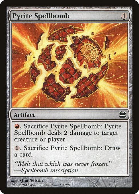 黄鉄の呪文爆弾 Pyrite Spellbomb Mma 英語 モダンマスターズ 黄鉄の呪文爆弾 Pyrite Spellbomb Mma 英語 モダンマスターズ
