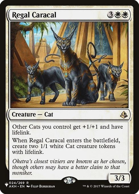 威厳あるカラカル Regal Caracal Plist 英語 The List