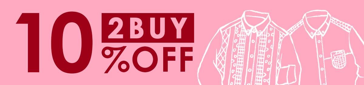 2BUY10%OFF