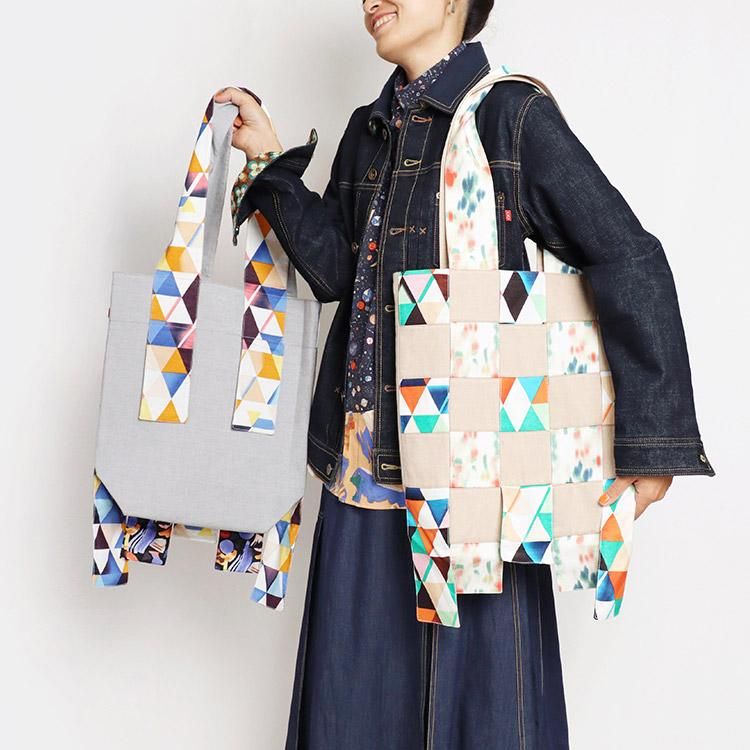 MARINA トートバッグ 織りなすトート - 河谷シャツ