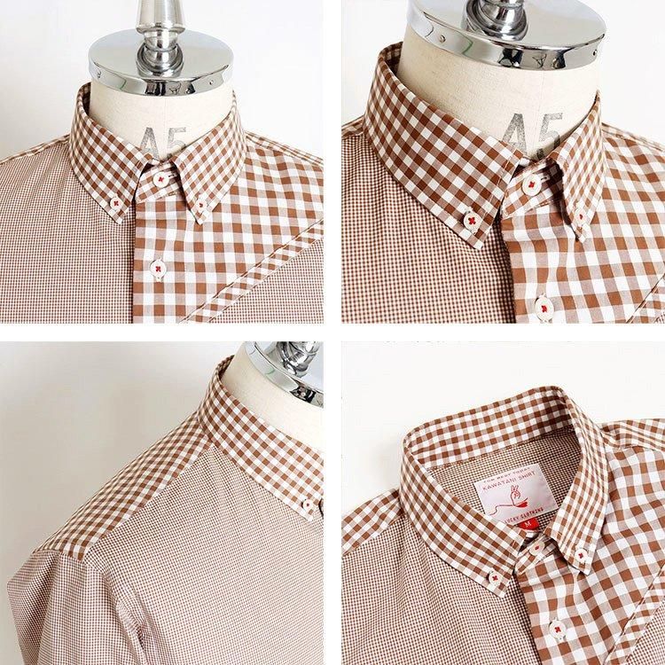 中古・古着通販】KAWATANI SHIRT (カワタニシャツ) パッチワークシャツ 河谷シャツ ネイビー×ホワイト サイズ:XS｜ブランド・古着通販  トレファク公式【TREFAC FASHION】スマホサイト
