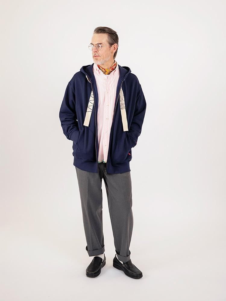 専用【パク様】河谷シャツのフード付きコート テープパーカー (Tape Hoodie) - 河谷シャツ