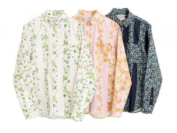 日比谷花壇 × 河谷シャツ 長袖シャツ