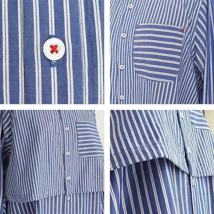 河谷シャツ　ストライプ (Stripe) ストライプ (Stripe) - 河谷シャツ