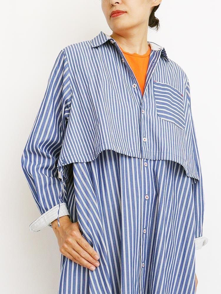 河谷シャツ　ストライプ (Stripe) ストライプ (Stripe) - 河谷シャツ