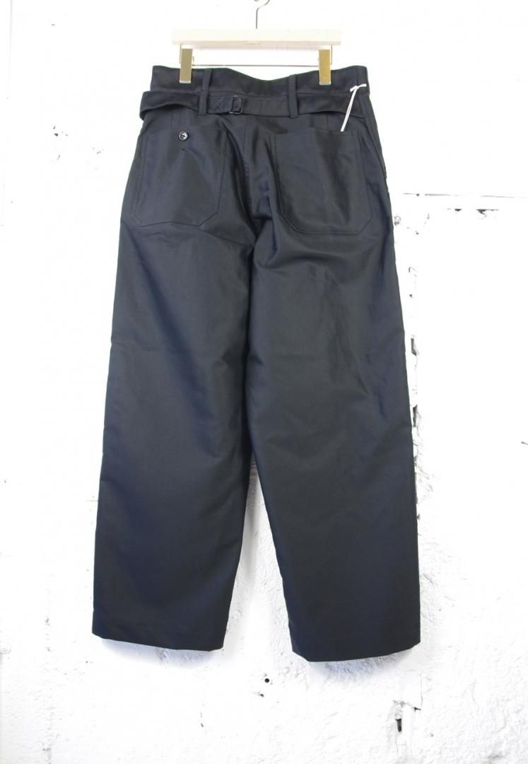 A VONTADE VTD-0460-PT MOLESKIN ATERILER TROUSERS [BLACK]