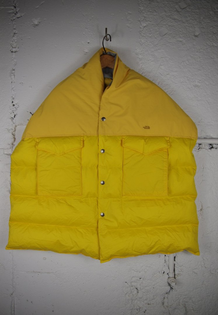 THE NORTH FACE purple label NN8157N FIELD DOWN CAPE [YELLOW]