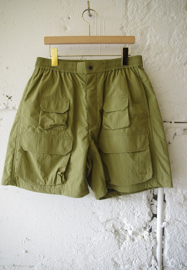 THE NORTH FACE purple label NT4300N NYLON RIPSTOP TRAIL SHORTS [KHAKI GREEN]