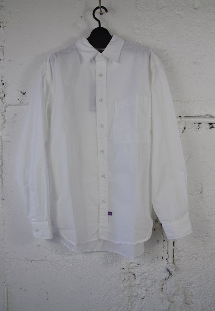 THE NORTH FACE PURPLE LABEL NT3360N REGULAR COLLAR FIELD SHIRT [OFF WHITE]
