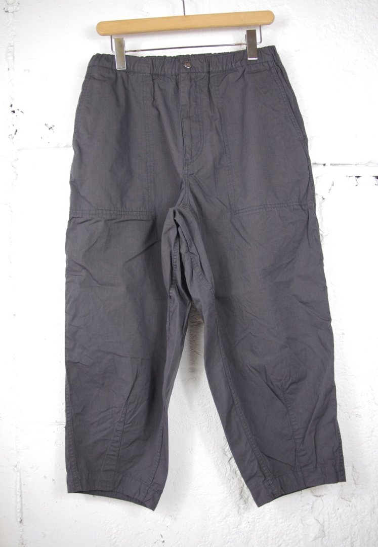 THE NORTH FACE PURPLE LABEL NT5355N RIPSTOP WIDE CROPPED FIELD PANTS [ASPHALT GREY]