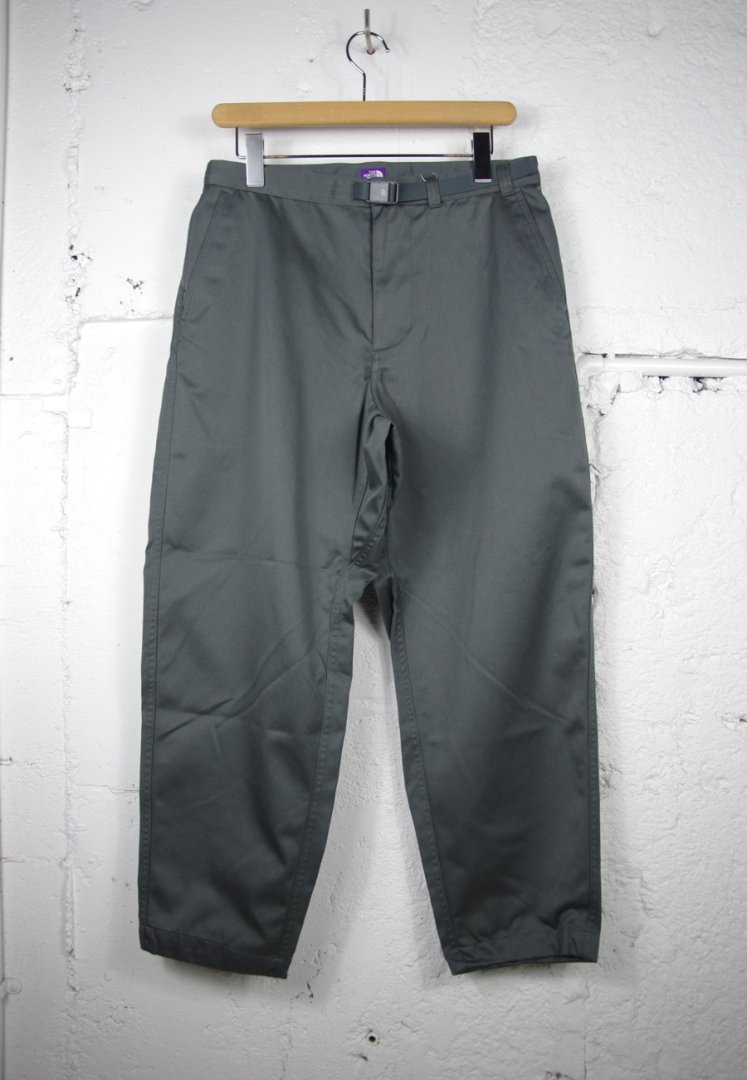 THE NORTH FACE purple label NT5412N CHINO WIDE TAPERED FIELD PANTS [ASPHALT GREY]