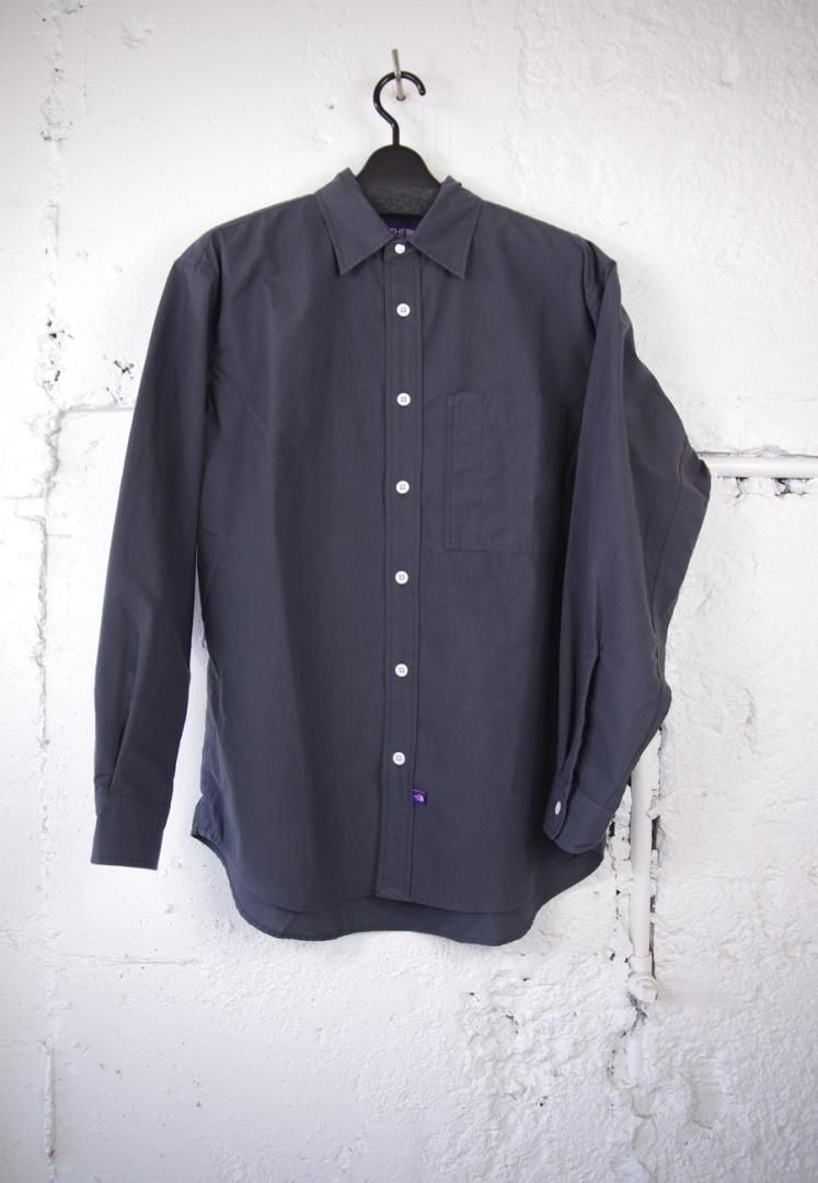 THE NORTH FACE PURPLE LABEL NT3432N REGULAR COLLAR FIELD SHIRTS [ASPHALT GRAY]