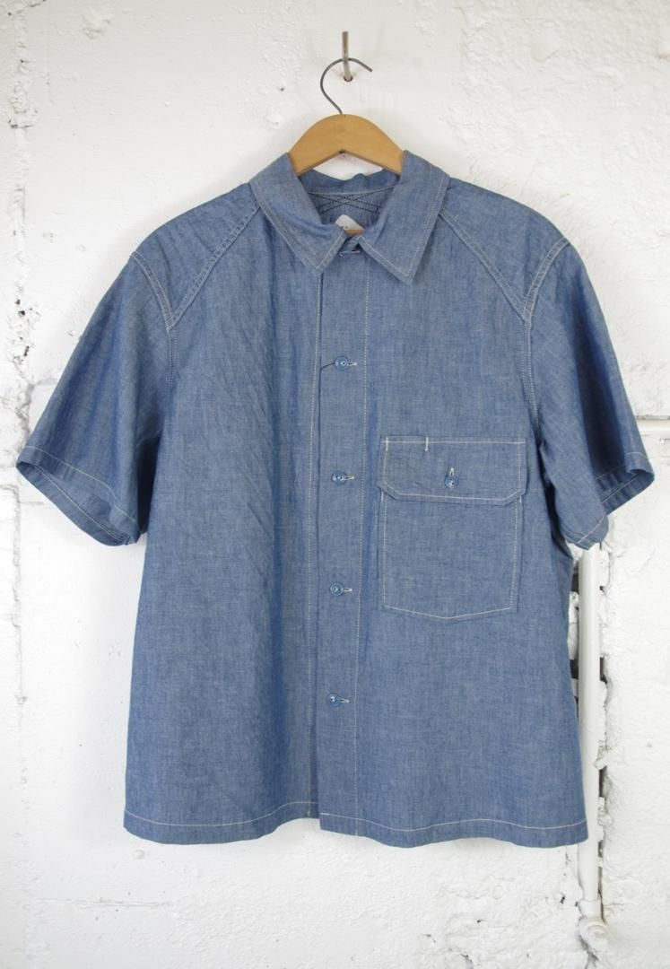 CORONA CS011S UTILITY FIELD SHIRT 2024 SUMMER 24-01 [5.5oz BLUE CHAMBRAY]
