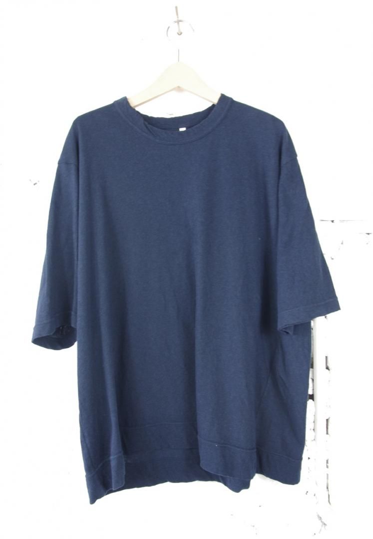 FIRMUM DR_FR1101T5 トップコットン・甘天竺　クルーネック[NAVY]