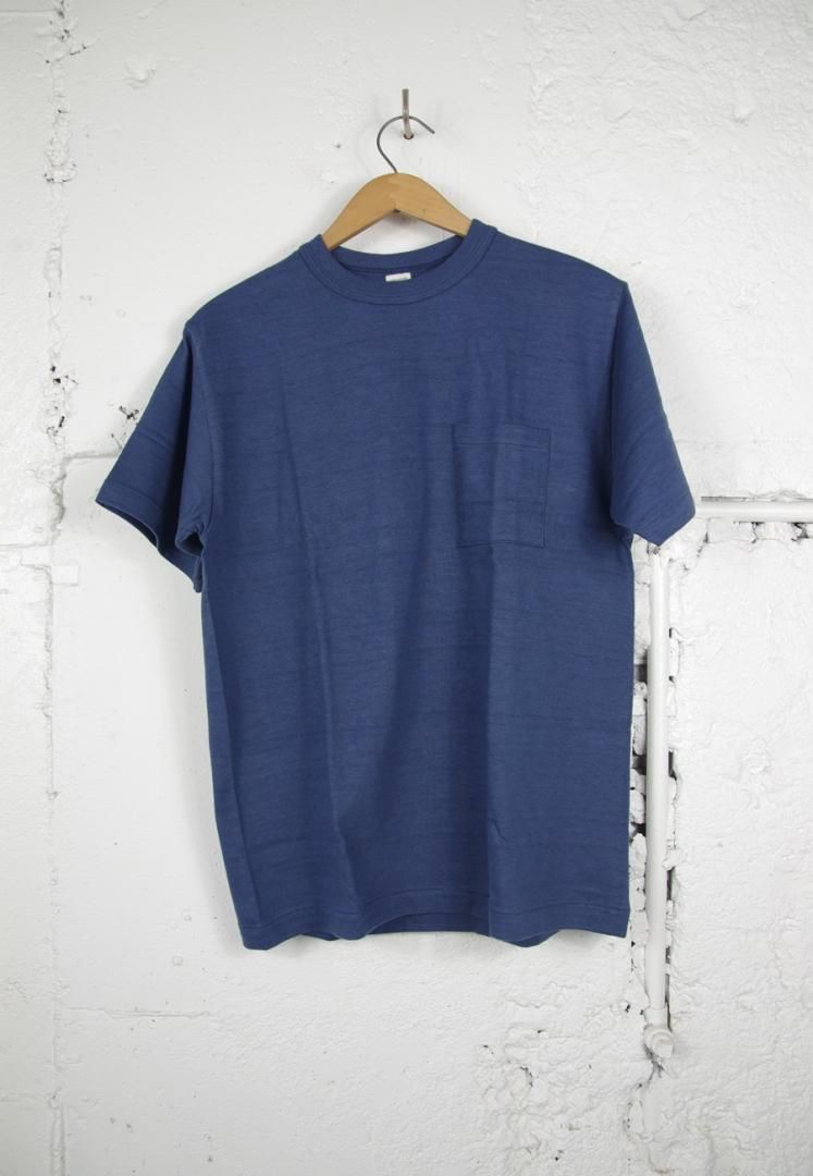 WAREHOUSE 4601 S/S POCKET TEE [FADE BLUE]